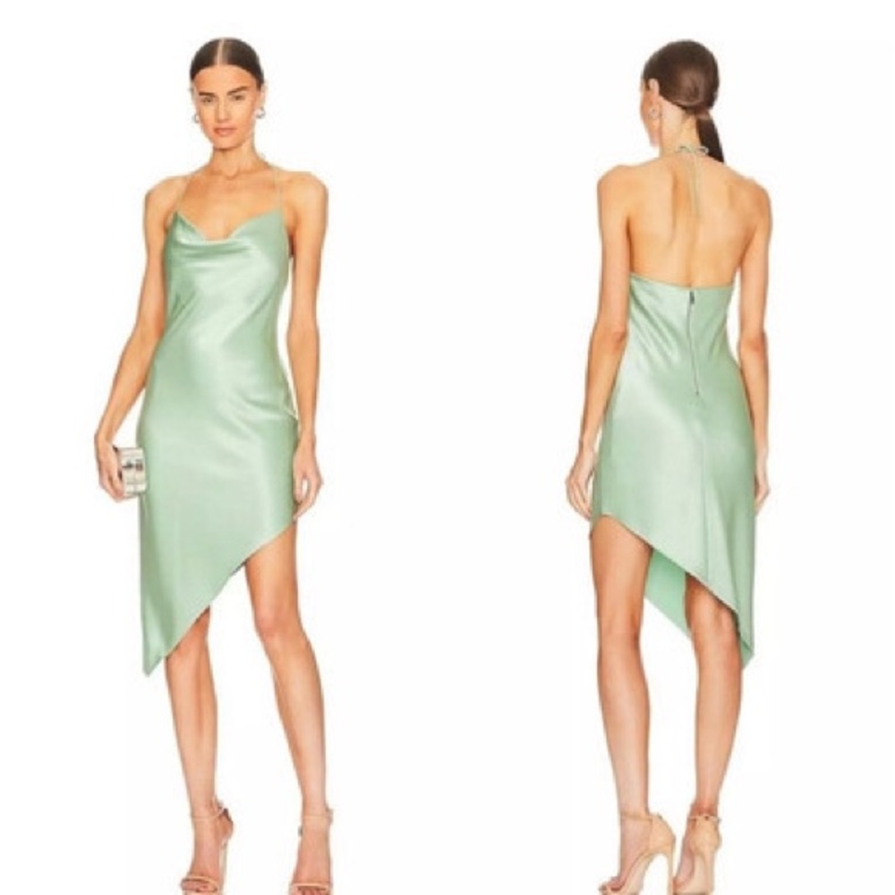 Alice + Olivia Harmony Halter Dress - Picture 2 of 10